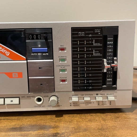 JVC KD-W5 Stereo Double Cassette Deck Tested and Working - Picture 4 of 11